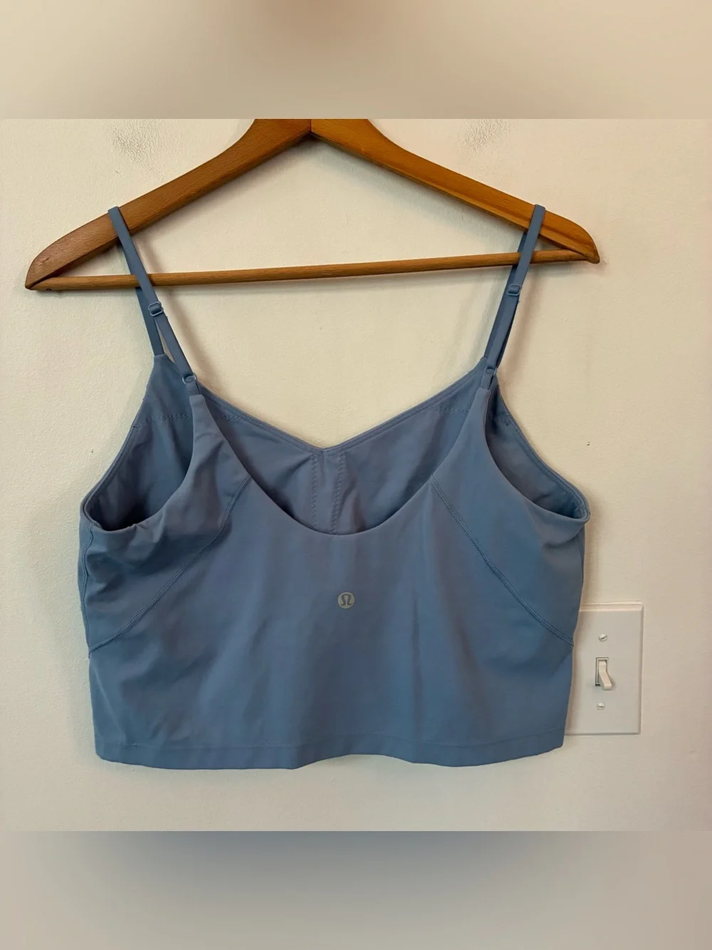 Lululemon Align Cropped Cami Tank Top Light Support, A/B Cup Blue Willow - Picture 6 of 9